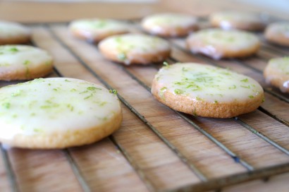 Coconut & Lime Shortbread Cookies