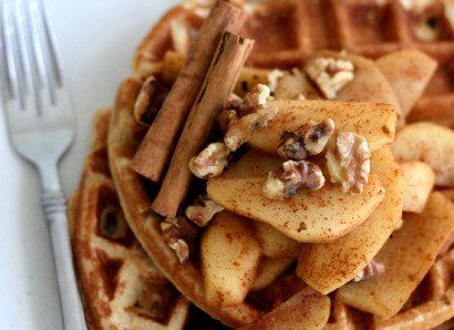 Multigrain Cinnamon Apple Waffles