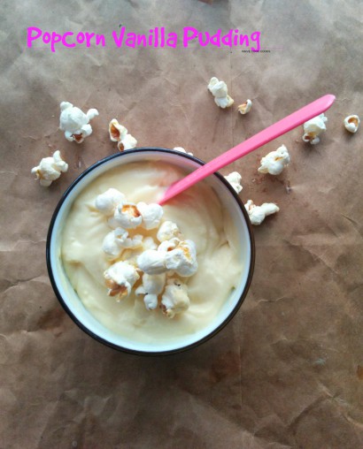 Popcorn Vanilla Pudding